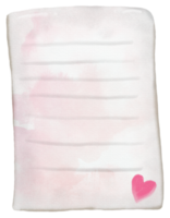 aquarell valentinstag element png