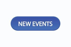 new event button vectors.sign label speech bubble new event vector