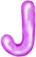 vattenfärg violett folie ballong element hand målad png