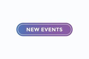 new event button vectors.sign label speech bubble new event vector