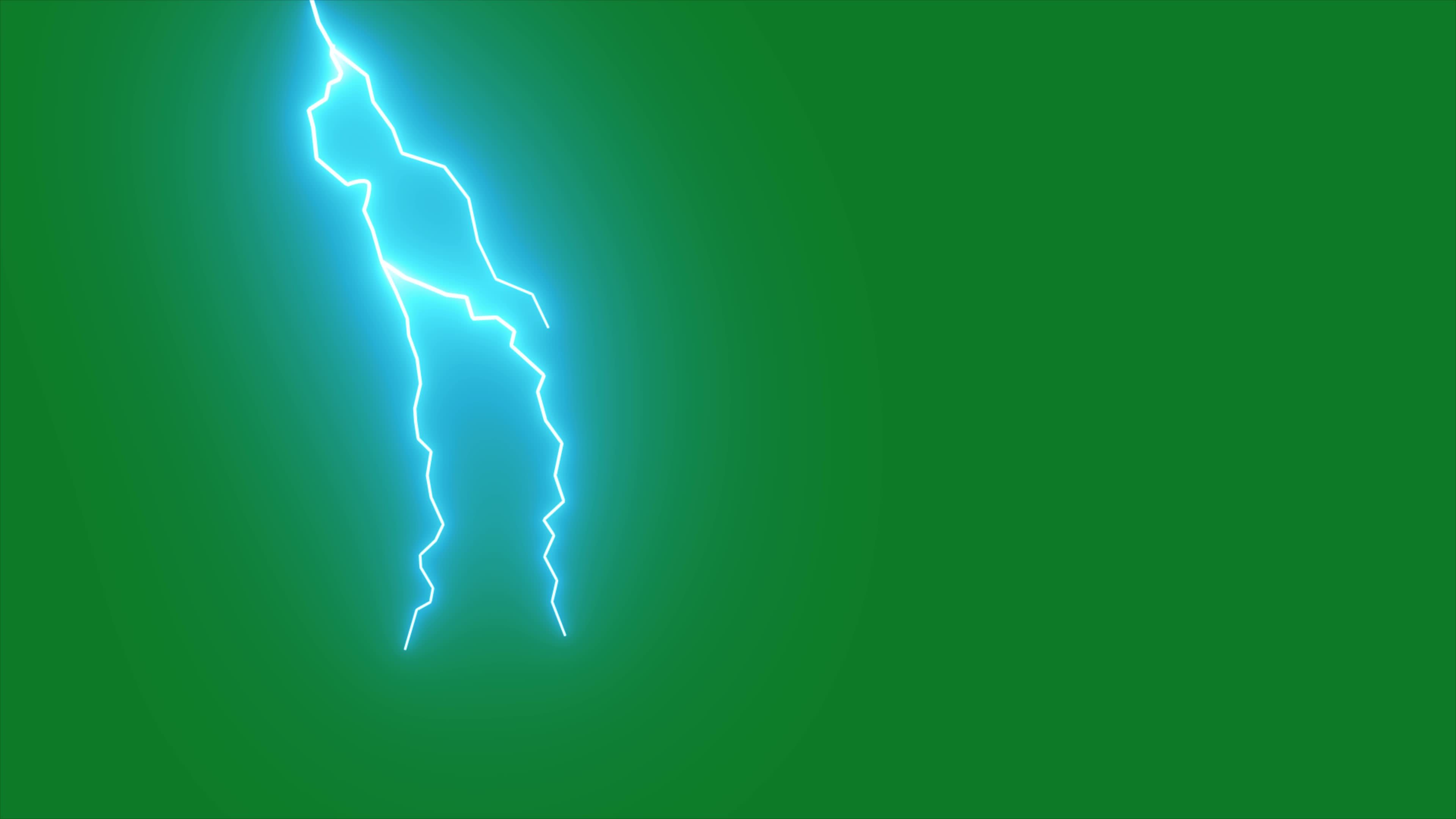 Realistic Lightning Strike On Green Screen Background , Blue Lightning  Thunderstorm Effect Over Green Background For Video Projects,3d Loop  Animation Of Electric Thunderstorm Lightning Strike, Multi 16627337 Stock  Video at Vecteezy