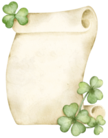 Happy St.Patrick's Day watercolor element png