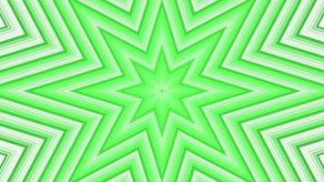 Green bold octagonal star simple flat geometric on white background loop. Starry radio waves endless creative animation. Stars seamless motion graphic backdrop. Astra radar sonar rings design. video