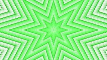 Green bold octagonal star simple flat geometric on white background loop. Starry radio waves endless creative animation. Stars seamless motion graphic backdrop. Astra radar sonar rings design. video