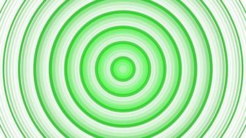 Green bold circles simple flat geometric on white background loop. Rounds radio waves endless creative animation. Rings seamless motion graphic backdrop. Sphere radar sonar design. video