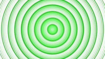 Green bold circles simple flat geometric on white background loop. Rounds radio waves endless creative animation. Rings seamless motion graphic backdrop. Sphere radar sonar design. video