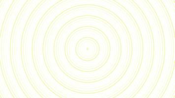 Yellow slim circles simple flat geometric on dark white background loop. Rounds radio waves endless creative animation. Rings seamless motion graphic backdrop. Sphere radar sonar design. video