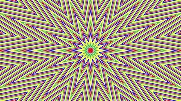 Color sixteegonal star simple flat geometric on white background loop. video