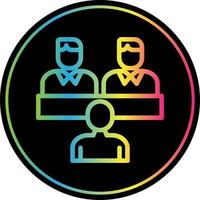Job Interview Vector Icon Design
