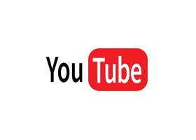 botón de reproducción rojo y negro logotipo de youtube vector