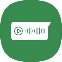Voice Message Vector Icon Design