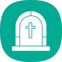 diseño de icono de vector funerario