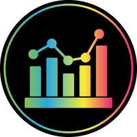 Bar Chart Vector Icon Design