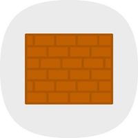 Brickwall Vector Icon Design