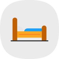 Bed Vector Icon Design