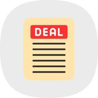 Deal Vector Icon Design