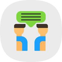 Discussion Vector Icon Design