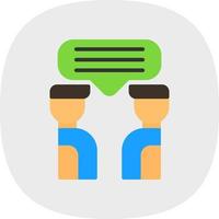 Discussion Vector Icon Design