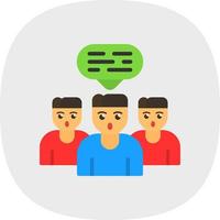 Discussion Vector Icon Design