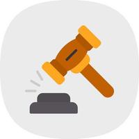 diseño de icono de vector de justicia