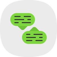 Conversation Vector Icon Design