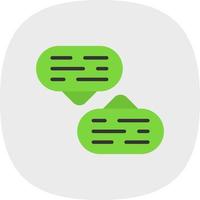 diseño de icono de vector de conversación