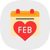 diseño de icono de vector de san valentín