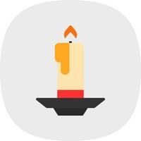 Candle Vector Icon Design