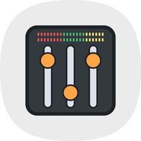 Equalizer Controller Vector Icon Design