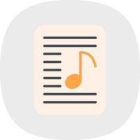 Playlist Vector Icon Design