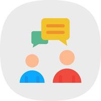 Conversation Vector Icon Design