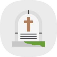 diseño de icono de vector funerario