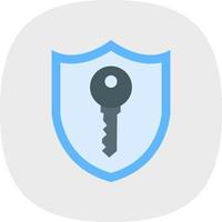 Private Key Vector Icon Design