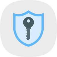 Private Key Vector Icon Design