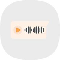 Voice Message Vector Icon Design
