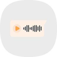 Voice Message Vector Icon Design