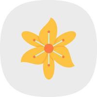 Freesia Vector Icon Design