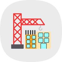 Construction Site Vector Icon Design