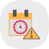 Deadline Vector Icon Design