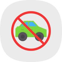 No Travelling Vector Icon Design