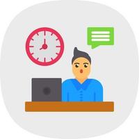 Overwork Vector Icon Design