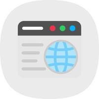 Web Browser Vector Icon Design