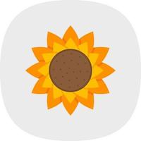 diseño de icono de vector de girasol