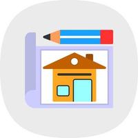 House Plan Vector Icon Design