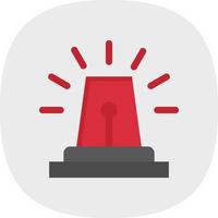 Security Alarm Vector Icon Design