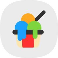 Ice Cream Vector Icon Design
