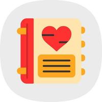 Diary Vector Icon Design