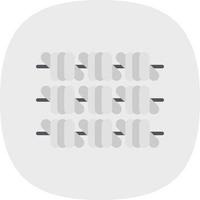 Barbed Wire Vector Icon Design
