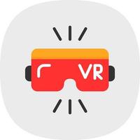 diseño de icono de vector de realidad virtual