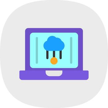 diseño de icono de vector computacional